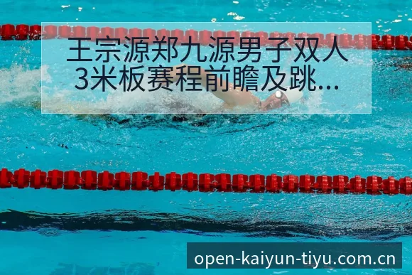王宗源郑九源男子双人3米板赛程前瞻及跳水数据分析 - 开云